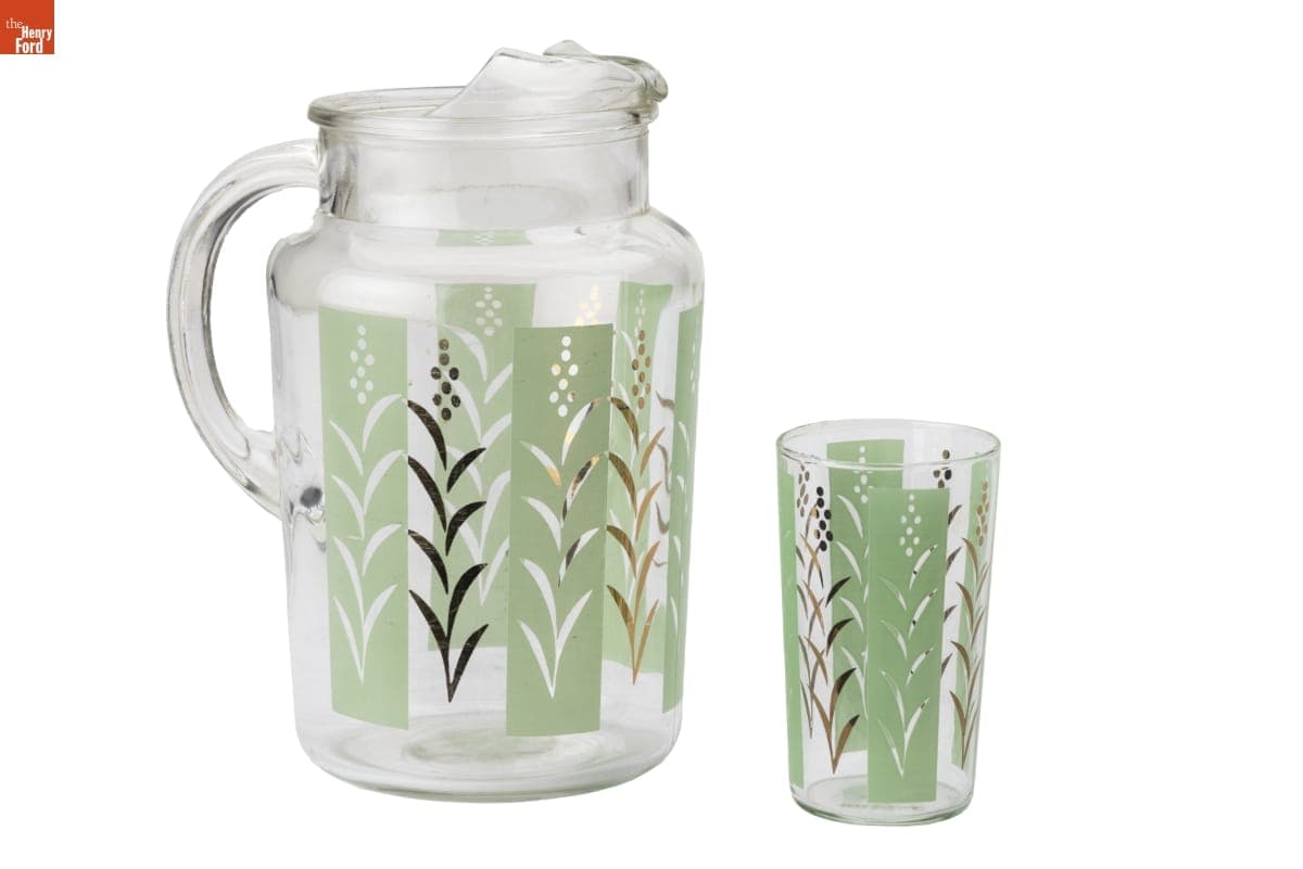 "Wheat" Pitcher and Tumbler, 1960-1961