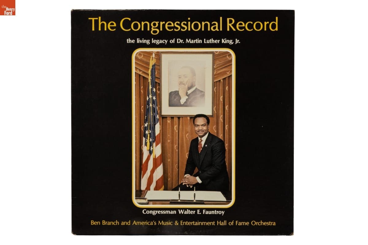 Record Album "The Congressional Record: The Living Legacy of Dr. Martin Luther King, Jr.," 1980