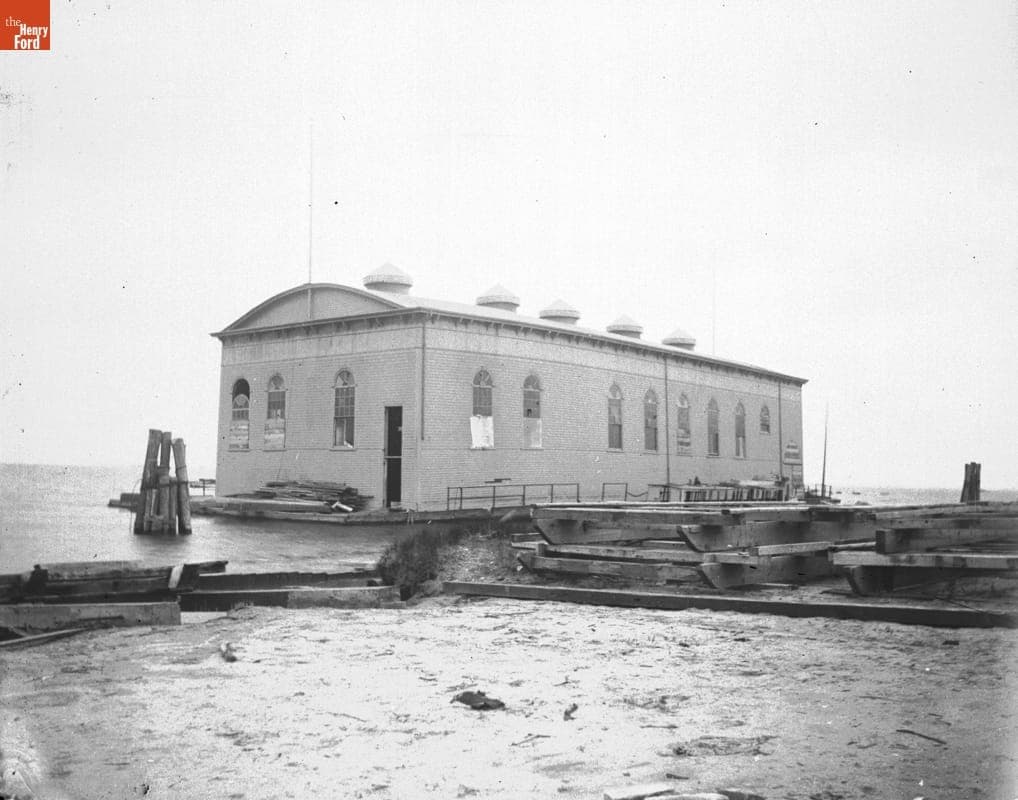 Floating Theatre, Bergen Beach, Brooklyn, New York, 1890-1915