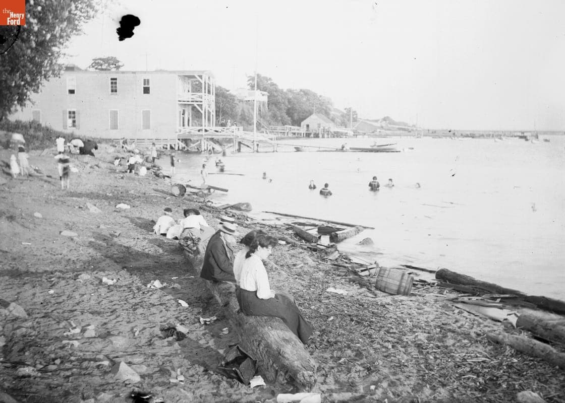 Fort Hamilton, Beach, 1890-1915