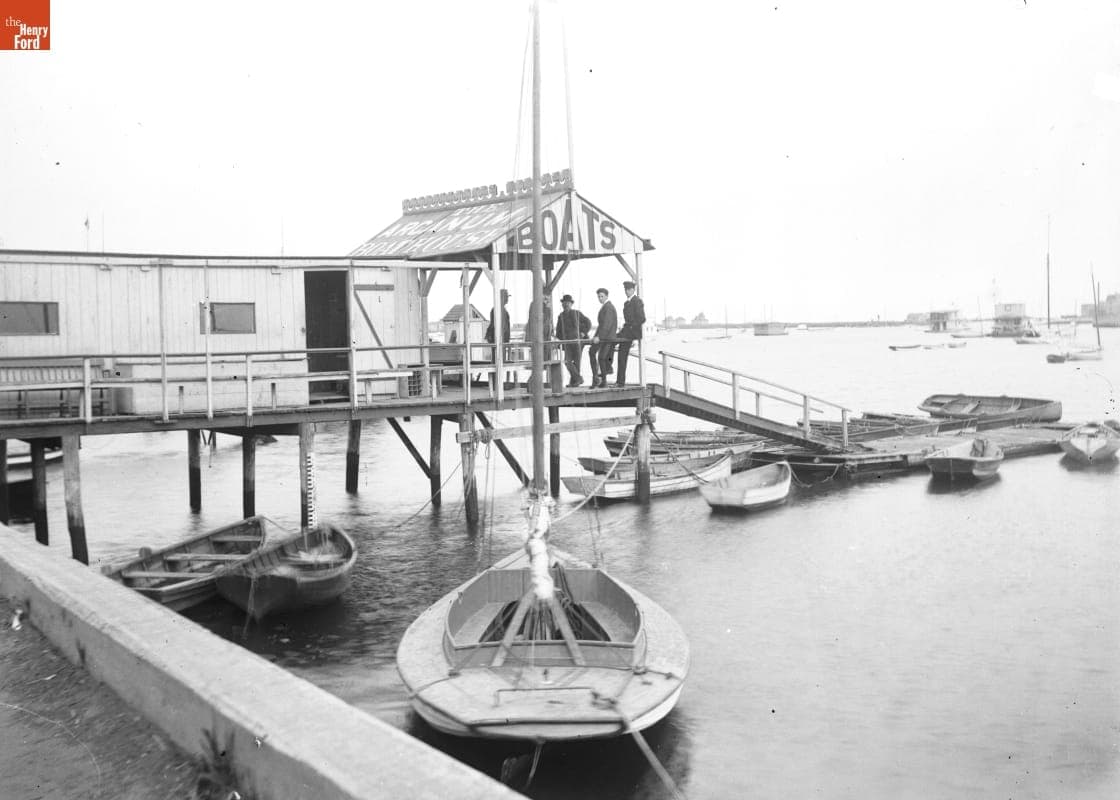 Arcanum Boathouse, Sheepshead Bay, Varuna Yacht Club Float, 1890-1915
