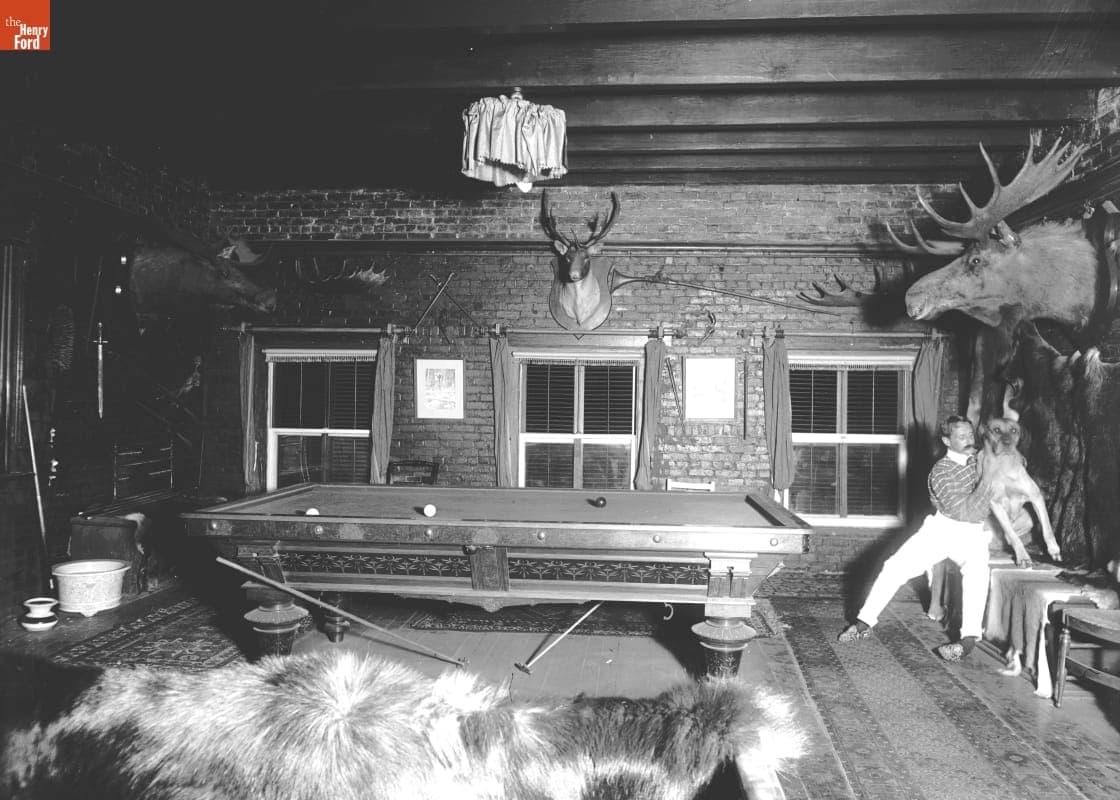 Interior, Benj. Van Nostrand's, circa 1900