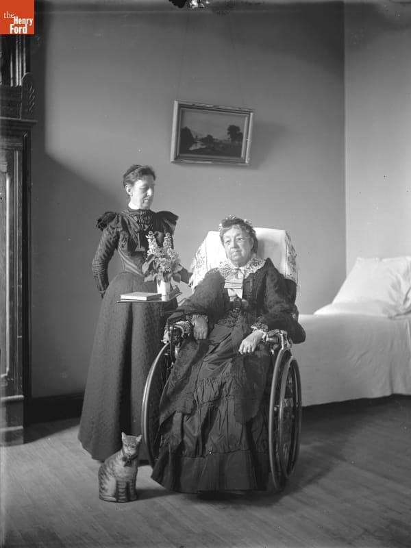 Old Woman in Wheelchair, 1890-1915