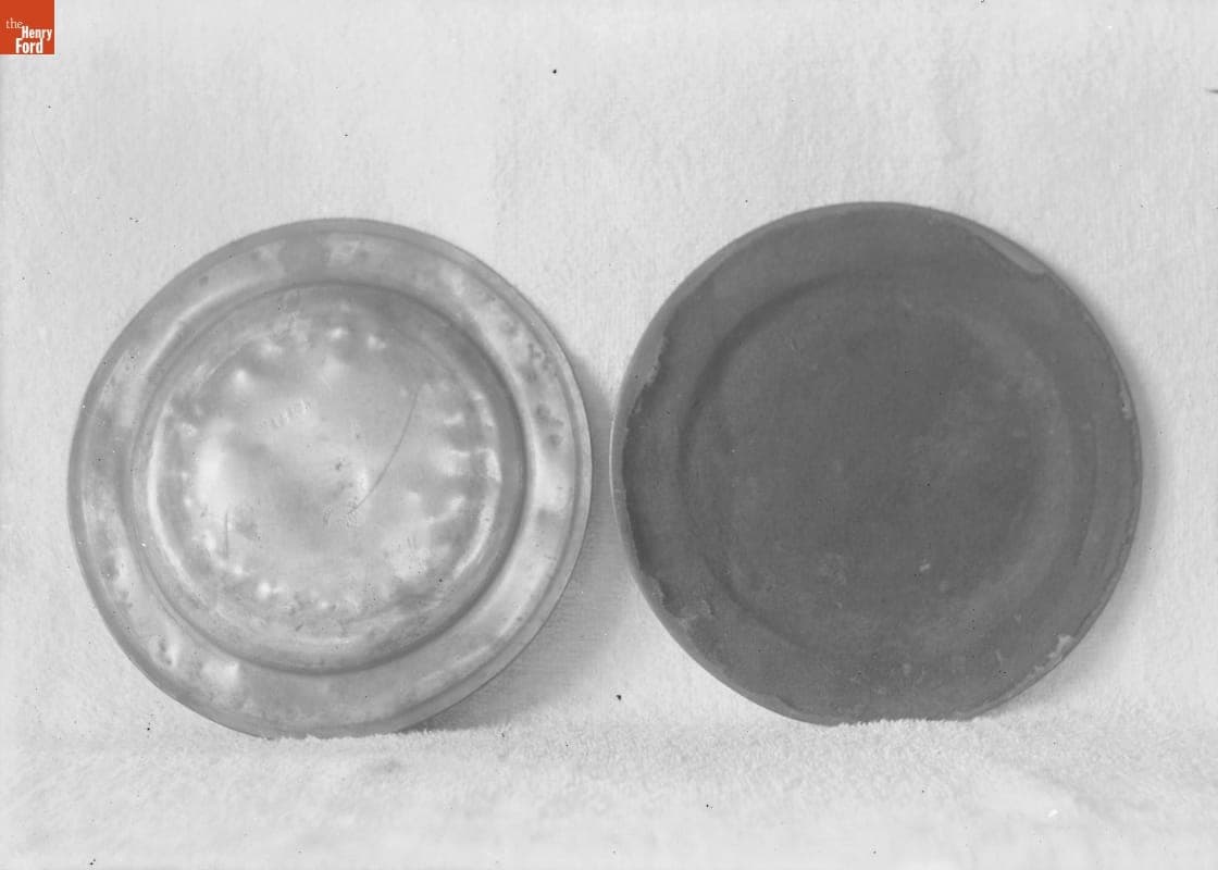 Pewter Alms Plates, 1890-1915