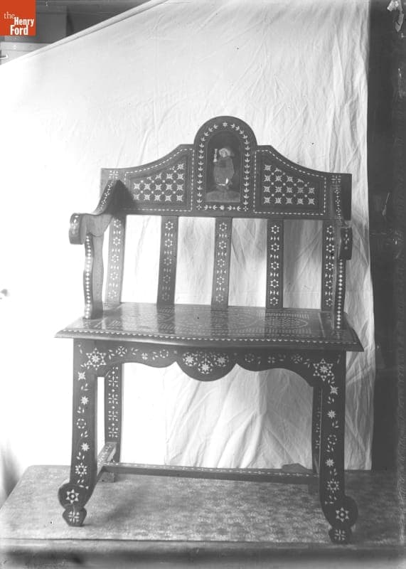 Chair, Inlaid, 1890-1915