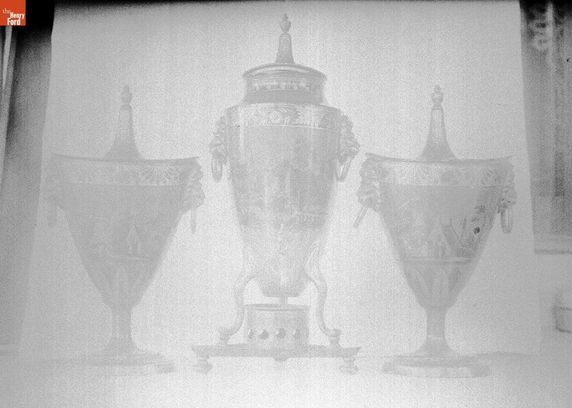 Pewter, Painted, 1890-1915