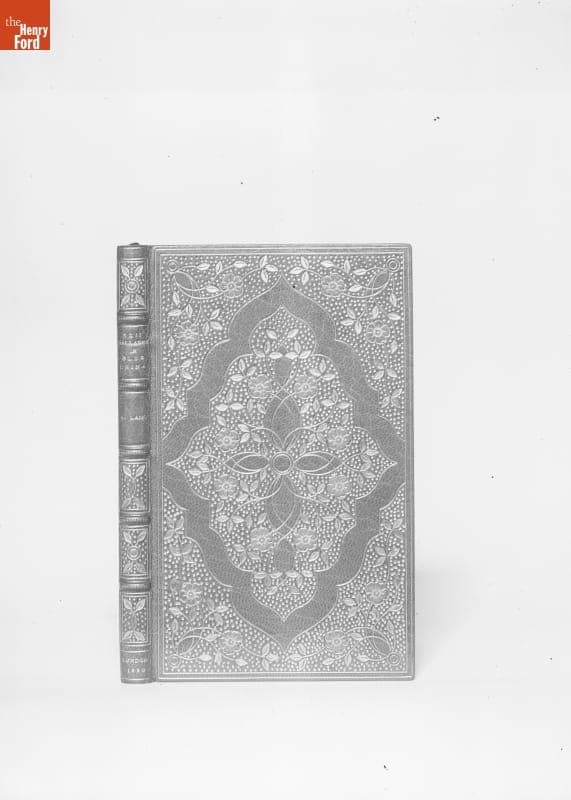 Ballads in Blue China, A. Lang. Blue Inlay in Darker Blue, Tooling in Gold, Stikeman & Co. Front Cover., 1890-1915