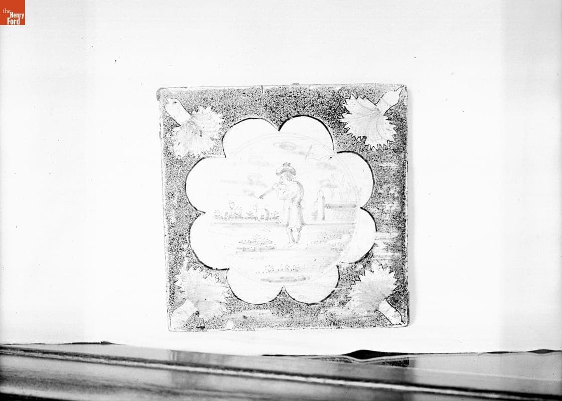 Decorative Tiles from the Collection of W. G. Bowdoin, Long Island Historical Society, 1890-1915