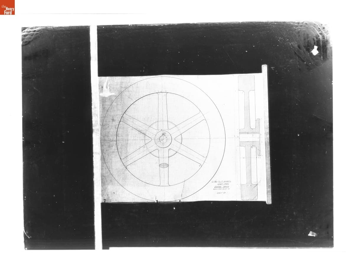 Drawing, "Fly Wheel," Ford Model C, December 14, 1903