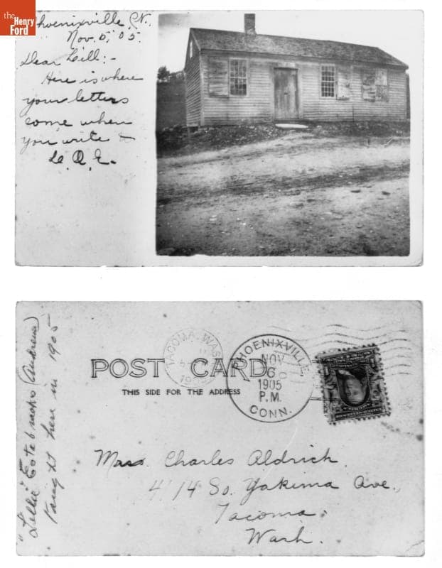 Phoenixville Post Office, Original Site, Connecticut, 1905