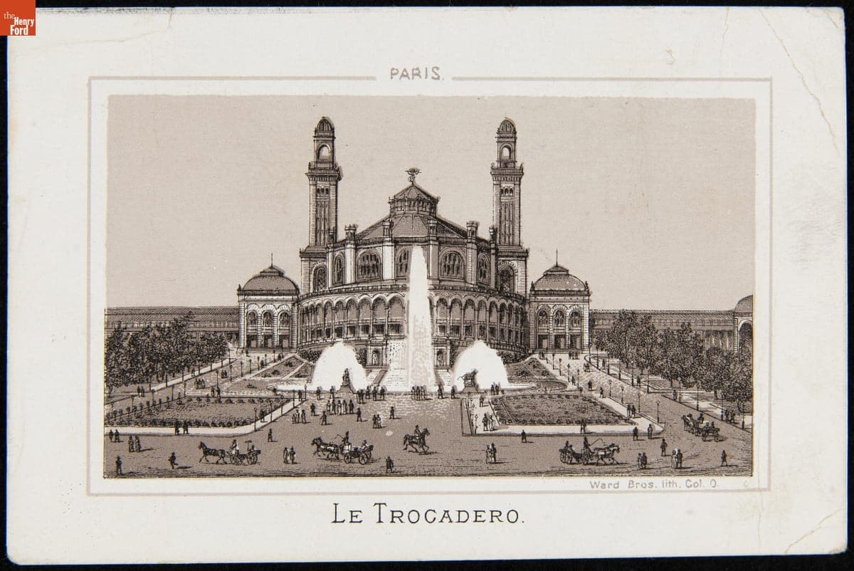 Trade Card for J. F. Stein, Optician, "Paris," circa 1890