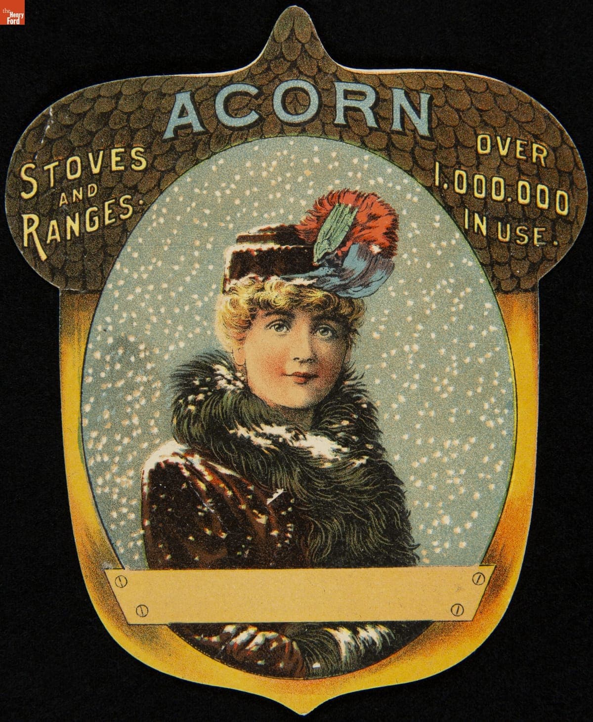 Trade Card for Acorn Oak Stove, Rathbone, Sard & Co., 1885-1895