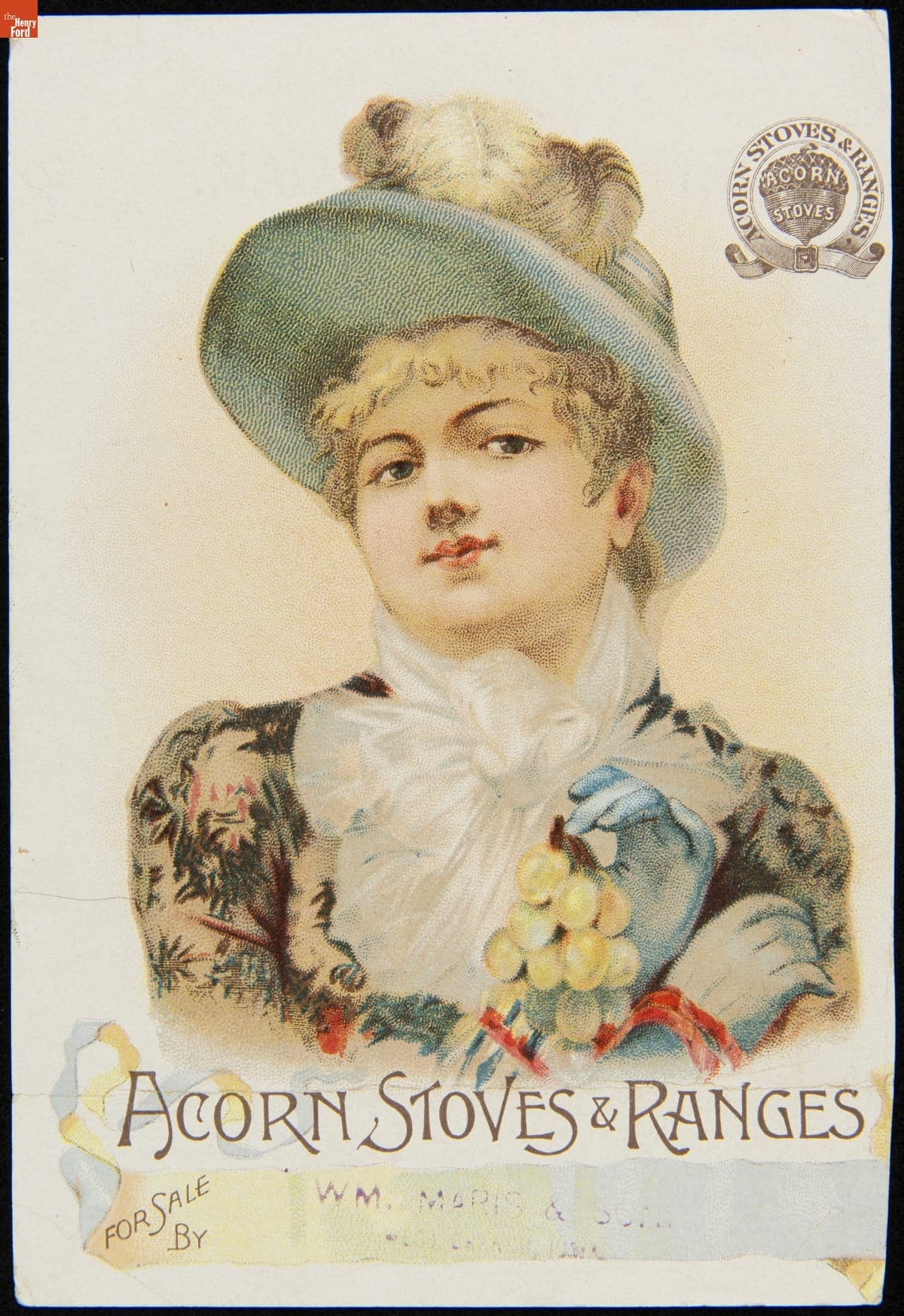 Trade Card for Acorn Oak Cooking Stoves, Rathbone, Sard & Co., circa 1891