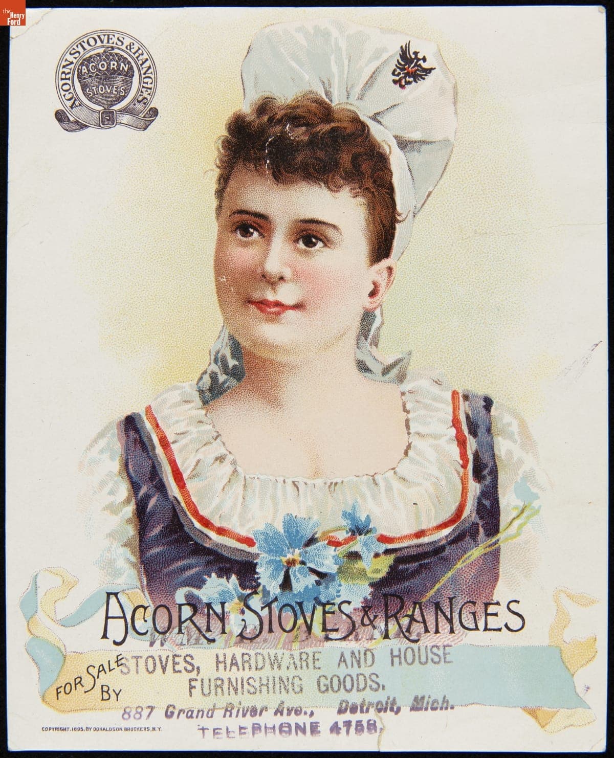 Trade Card for Acorn Stoves and Ranges, Rathbone, Sard & Co., 1895