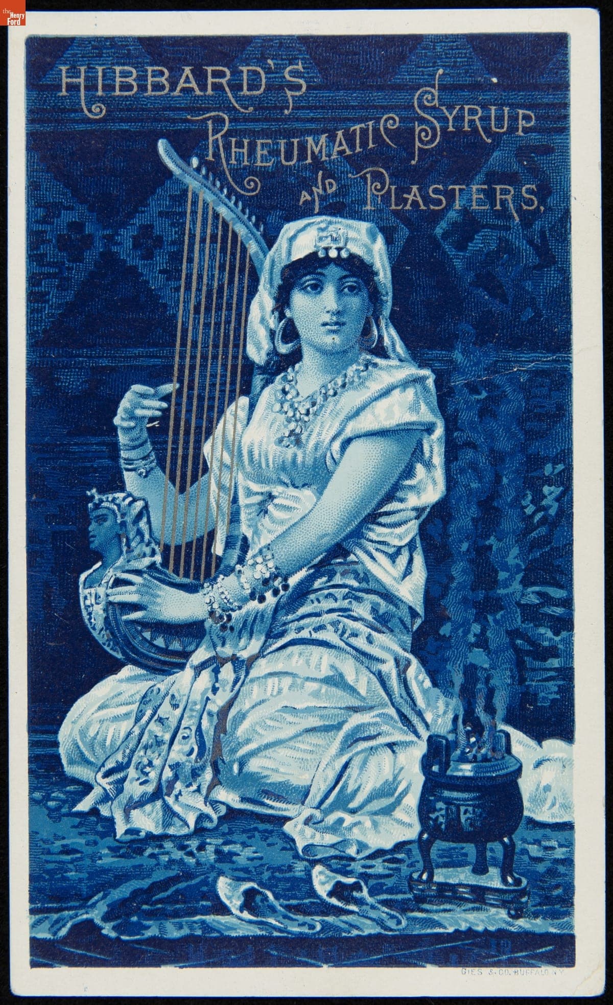 Trade Card for Hibbard's Rheumatic Syrup and Plasters, Rheumatic Syrup Company, 1880-1900