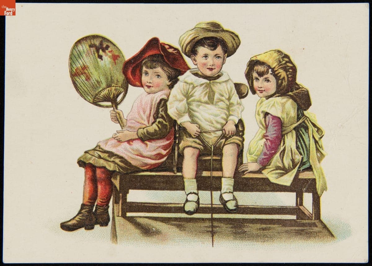 Trade Card for Nudavene Flakes, Rockford Oatmeal Co., 1891-1900