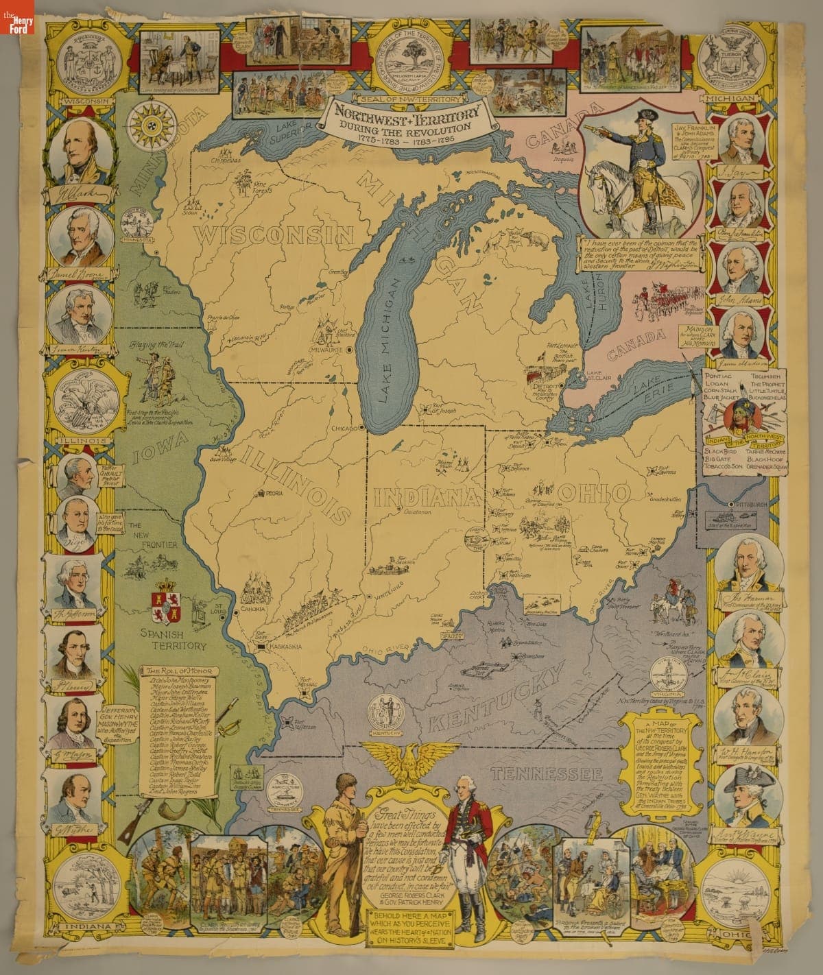 Northwest Territory during the revolution : 1775-1783, 1783-1795