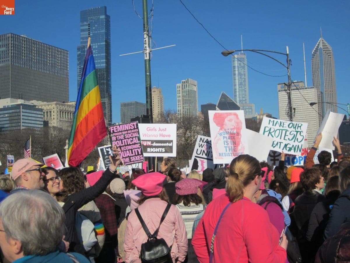 Women's March in Chicago, Illinois, January 21, 2017
