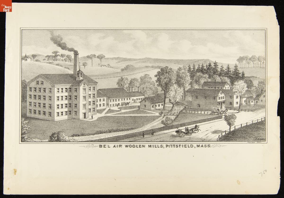 Bel Air Woolen Mills, Pittsfield, Mass., 1876