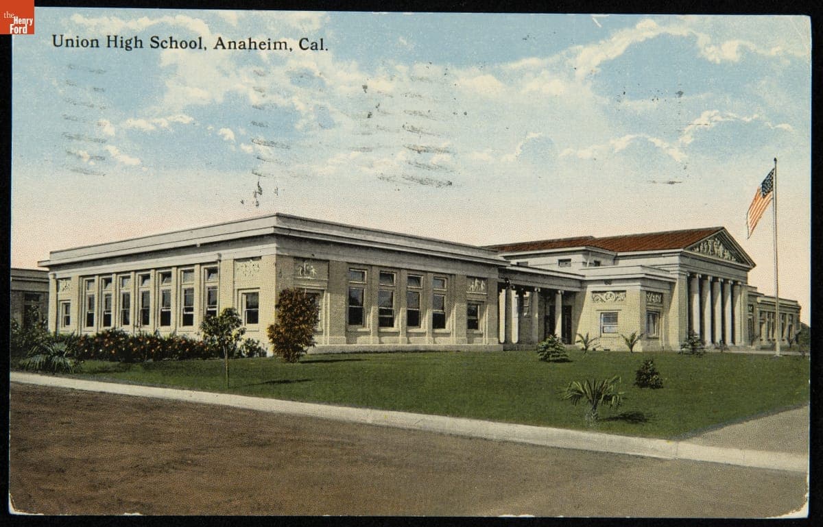 Union High School, Anaheim, California, 1914