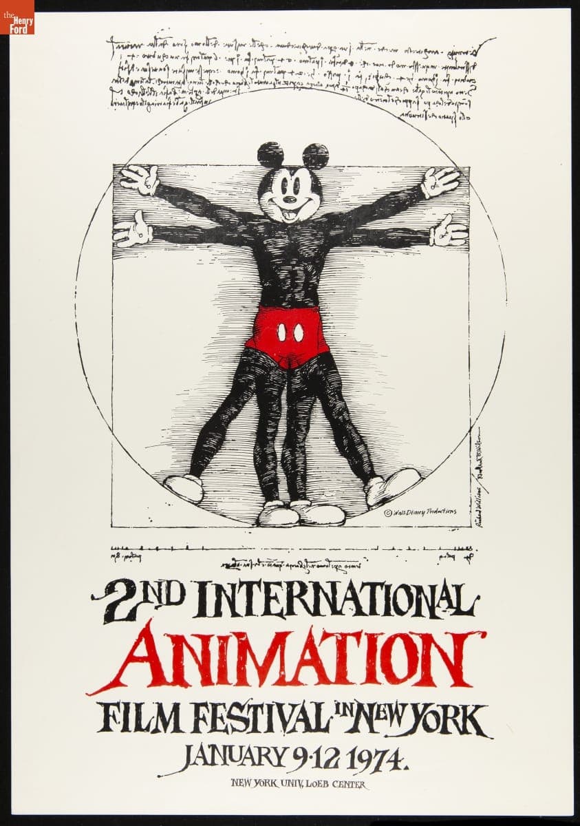 Poster, "Second International Animation Film Festival," 1974