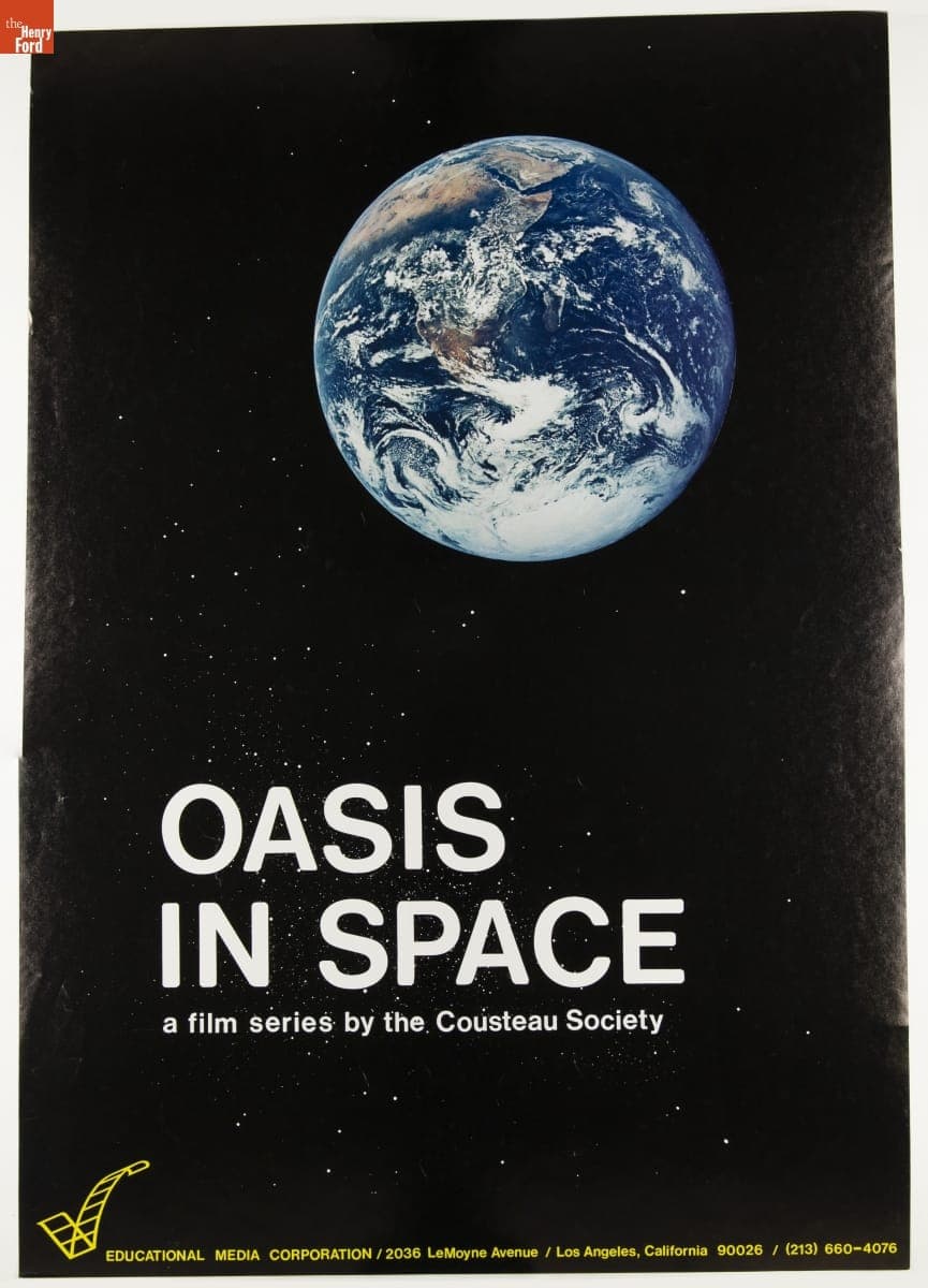 Poster, "Oasis in Space," circa 1975