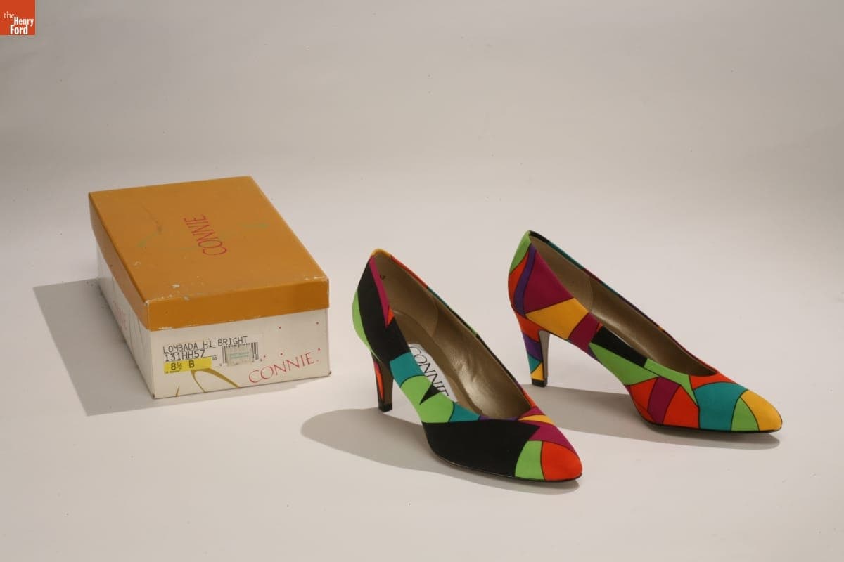 Women's "Lombada Hi Bright" Pumps, 1980-1990
