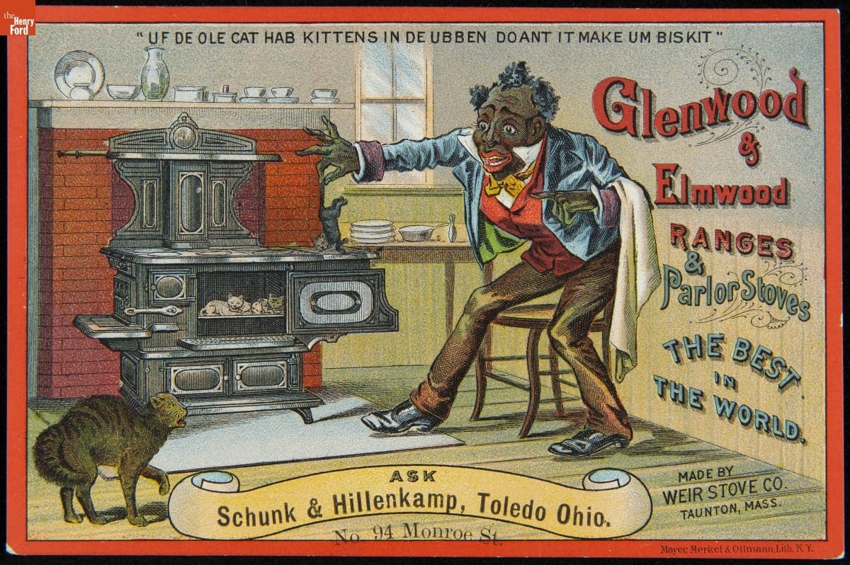 Trade Card for Glenwood & Elmwood Ranges & Parlor Stoves, Weir Stove Co., 1886-1893