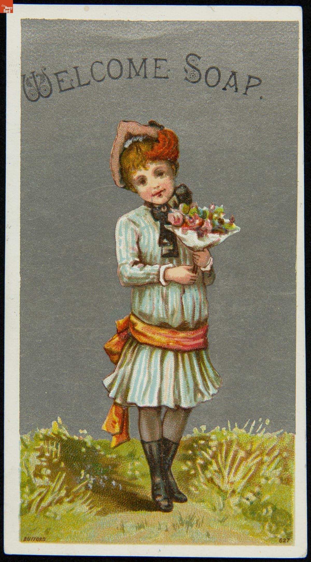 Trade Card for Welcome Soap, Curtis, Davis & Co., 1885-1895