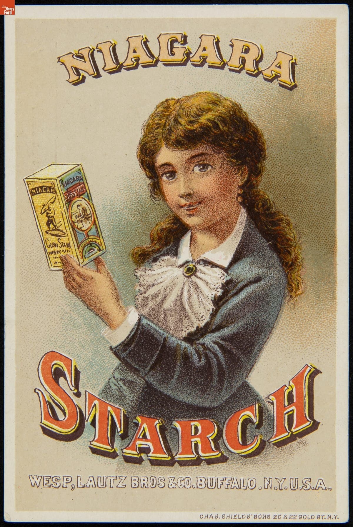 Trade Card for Niagara Starch, Wesp, Lautz Bros. & Co., 1880-1890
