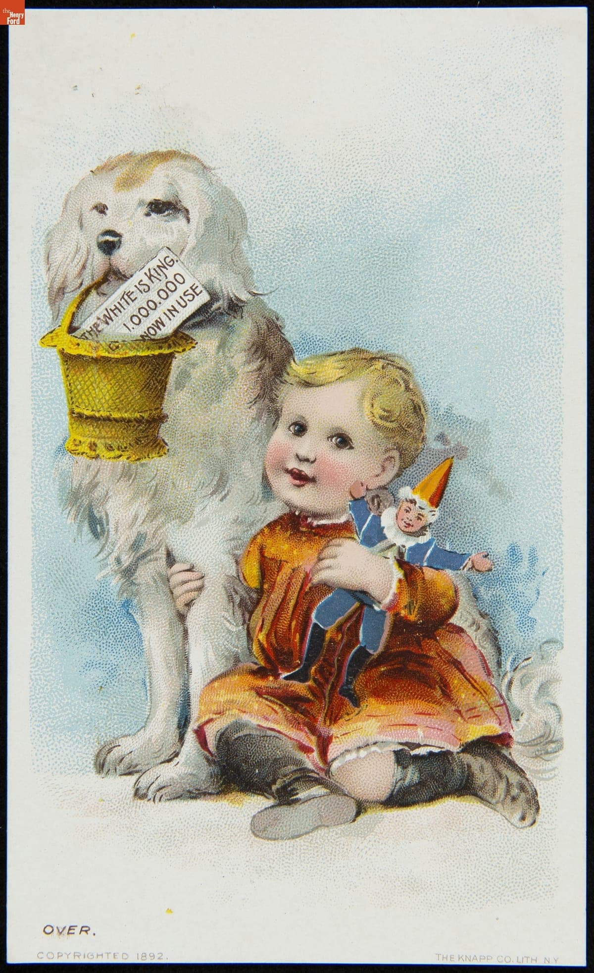 Trade Card for White Sewing Machine Company, 1892