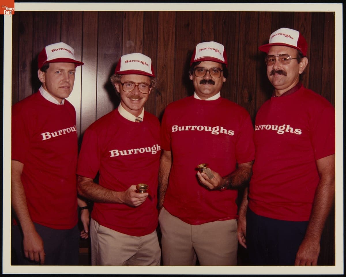 Plymouth Plant's Representatives at the Second Annual Tonquish Creek Yacht Race with their Trophies, 1984