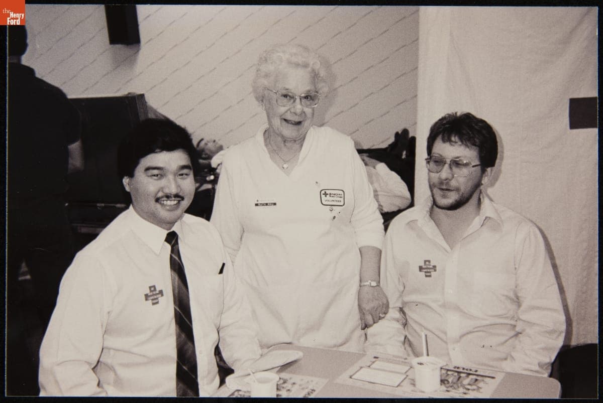 Unisys Employee Blood Drive, March 1991