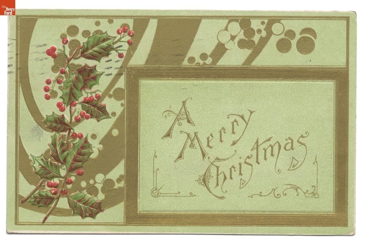 "A Merry Christmas," 1908