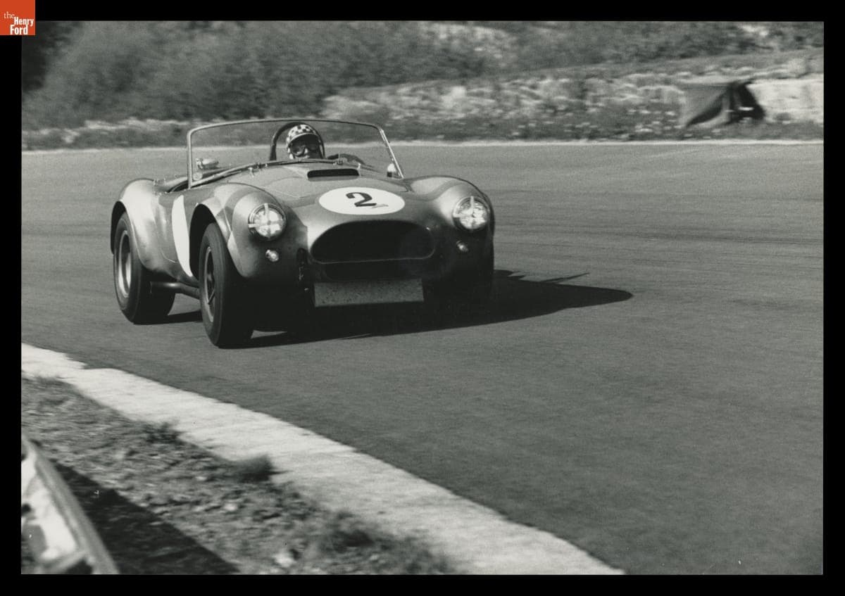 Shelby Cobra Driven by Innes Ireland in the Grand Prix de Spa, Francorchamps, Belgium, May 1964