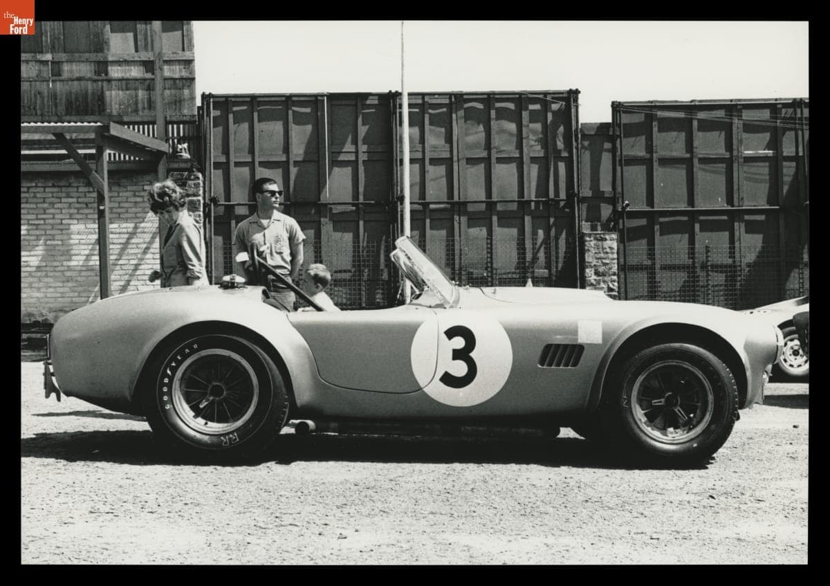 Shelby Cobra Driven by Bob Bondurant in the Grand Prix de Spa, Francorchamps, Belgium, May 1964
