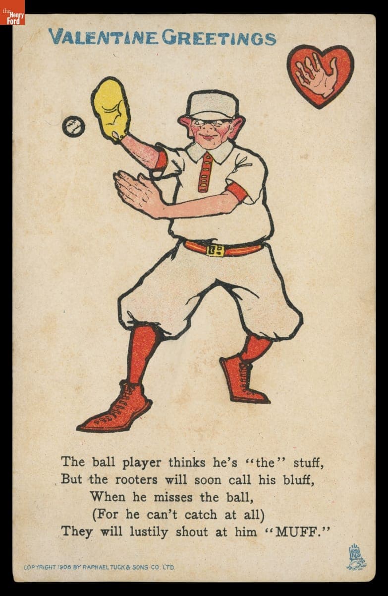 Postcard, "Valentine Greetings," 1906