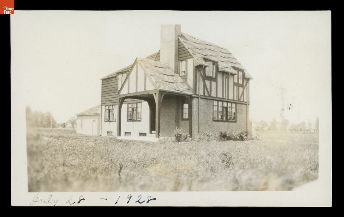 Helen and Leon Gardner's Home on Piedmont Avenue, Detroit, Michigan, July 1928