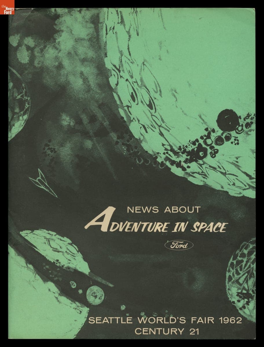 Press Kit, "News About Adventures in Space," Ford Motor Company at Seattle World's Fair, Century 21, 1962