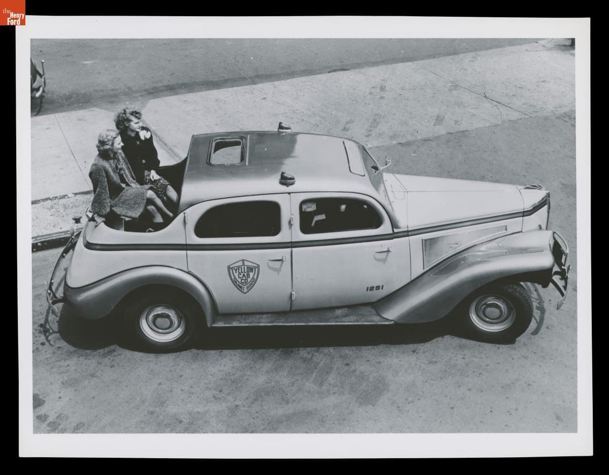 Model A Checker Taxicab, circa 1940