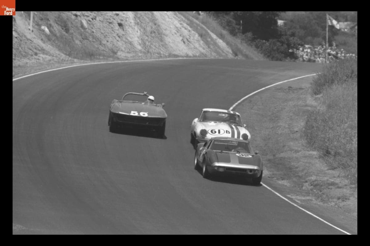 GT Race at the U.S. Road Racing Championship, Laguna Seca, Monterey, California, May 1965