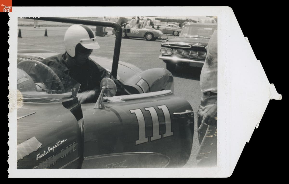Ak Miller at the Kiwanis Grand Prix, Riverside, California, July 1959