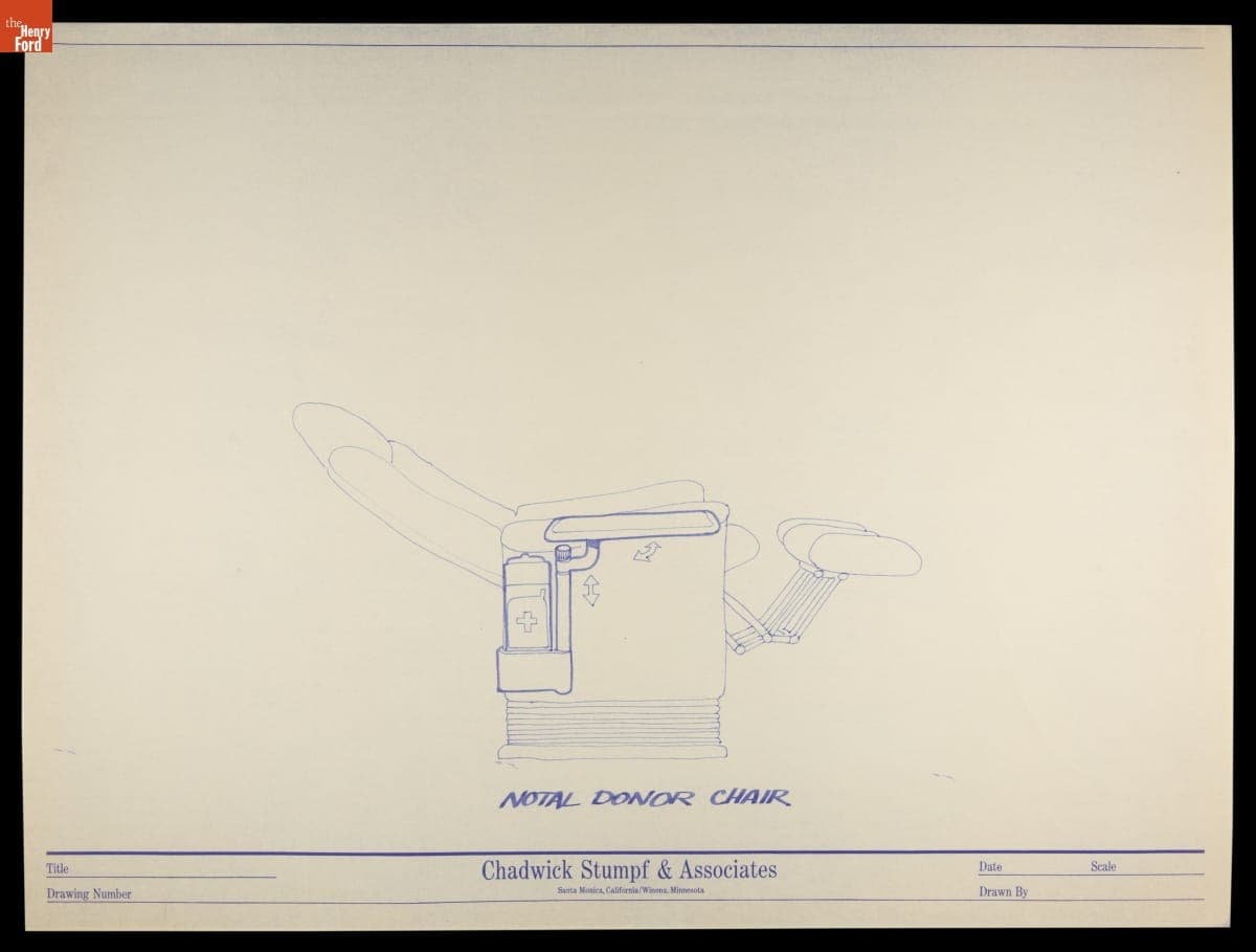Notal Design Chair, "Notal Donor Chair," 1979-1980