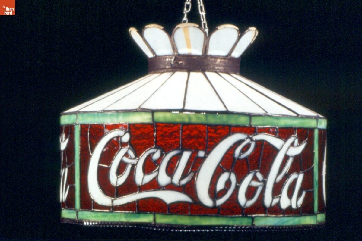 Coca-Cola Chandelier, Used in Eurich's Ice Cream Parlor, circa 1900