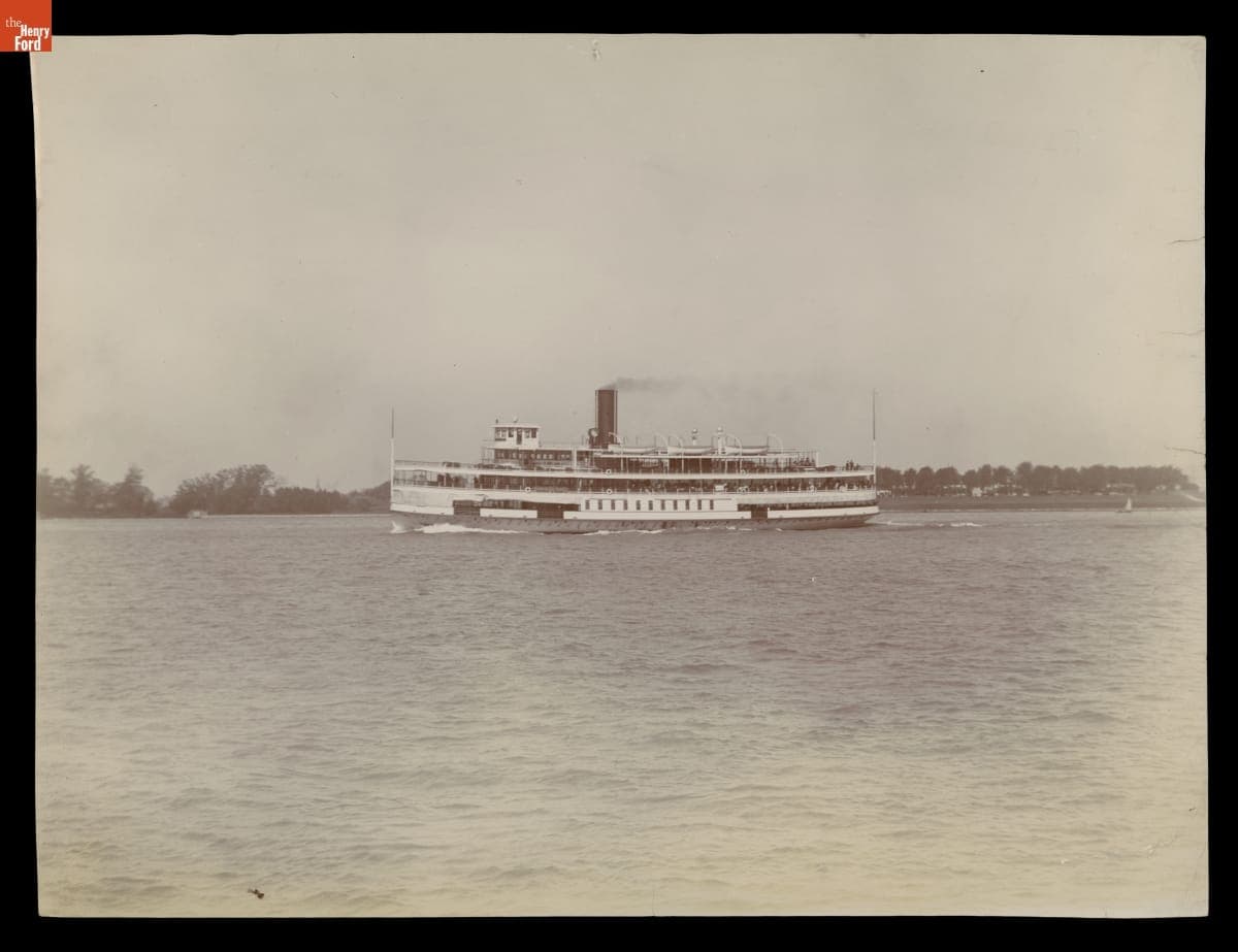 Steamer Columbia, Serving Bois Blanc Island, Ontario, circa 1903