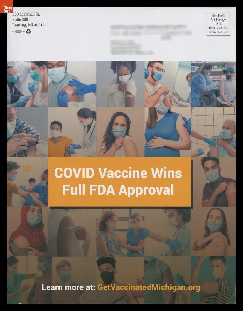 "COVID Vaccine Wins Full FDA Approval...Don't delay, get vaccinated today!," 2021
