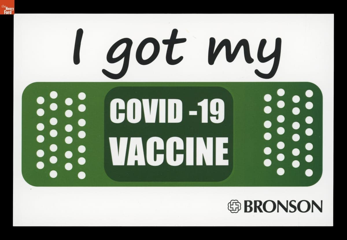 I Got My COVID-19 Vaccine, Bronson Healthcare, December 2020