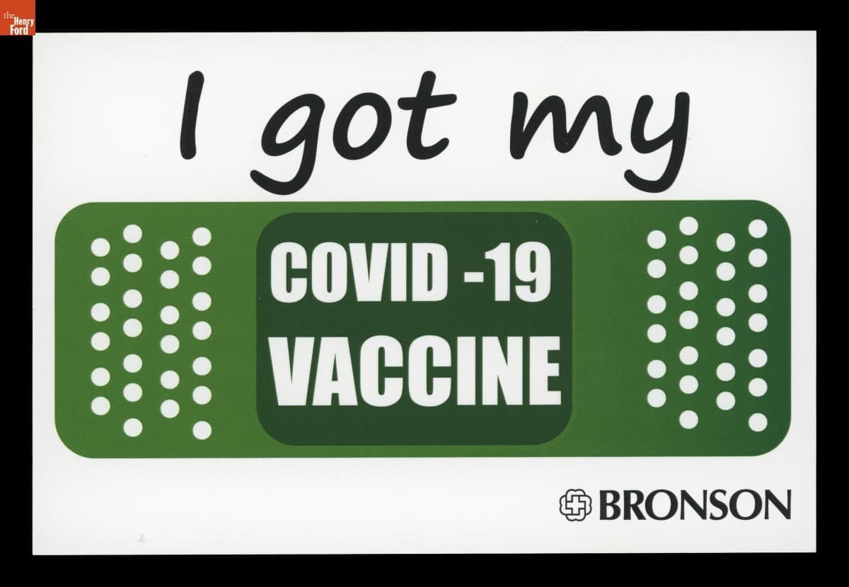 I Got My COVID-19 Vaccine, Bronson Healthcare, December 2020