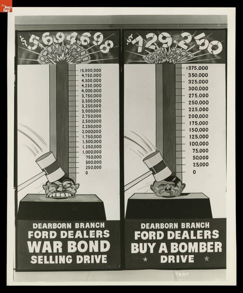 Ford Dealers War Bond Drive Poster, June 1943