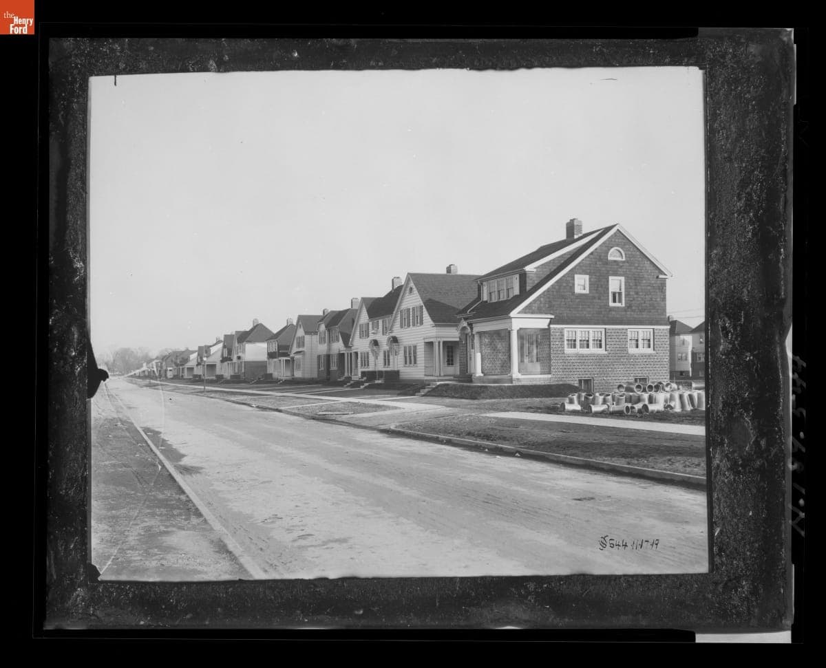 Ford Homes District, Dearborn, Michigan, November 1919